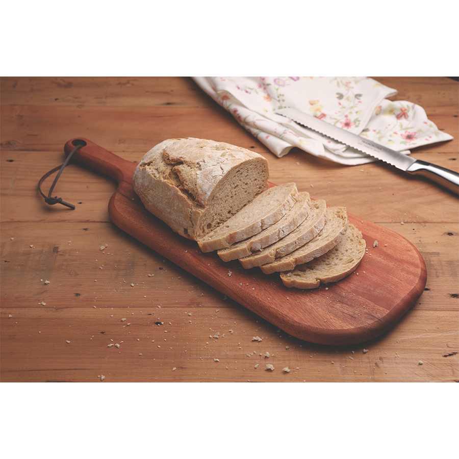 Tabla de cortar de madera para barra de pan