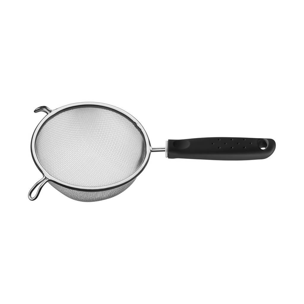COLADOR NEGRO 17 CM. UTILITA