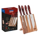 JUEGO ASADO 5PZAS POLYWOOD