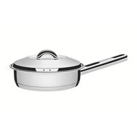 SARTEN EN ACERO INOXIDABLE CON TAPA Ø24 CM. 3,3L. SOLAR