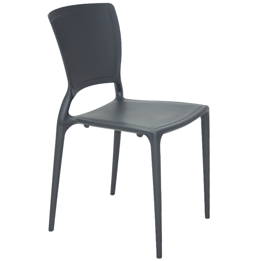 [92236007] SILLA SOFIA GRAFITO CON RESPALDO CERRADO