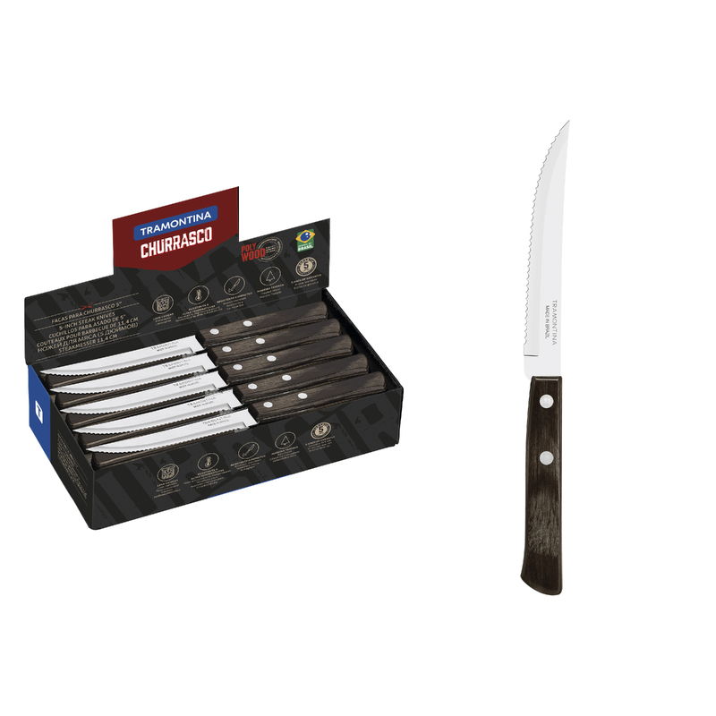 [21199964] CUCHILLO ASADO 5 POLYWOOD