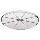 ASADERA EN ACERO INOXIDABLE Ø 30 CM. PARA PIZZA SERVICE