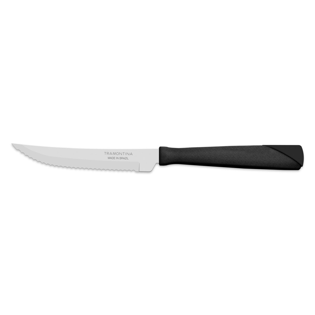 CUCHILLO NEGRO PARA CHURRASCO 4" NEW KOLOR