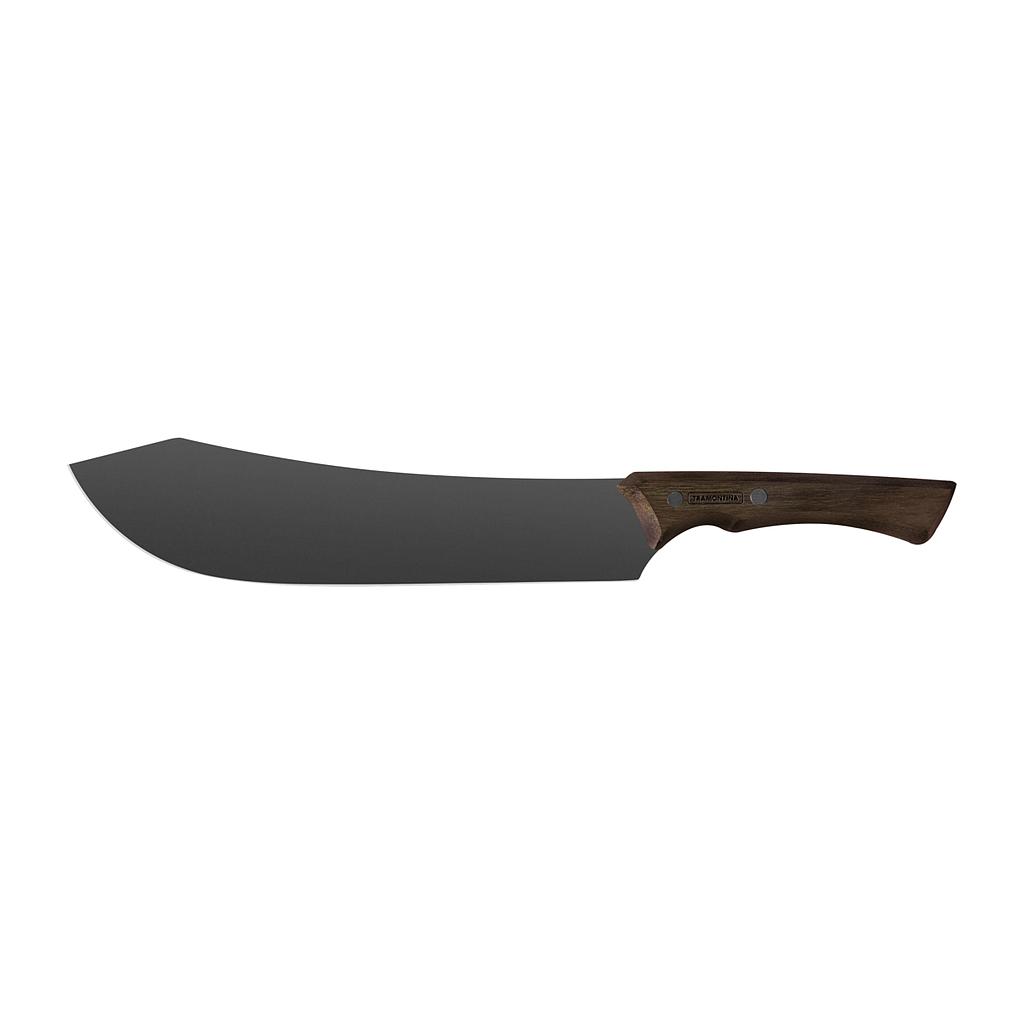 CUCHILLO PARA CARNE 10" CON MANGO DE MADERA CHURRASCO BLACK