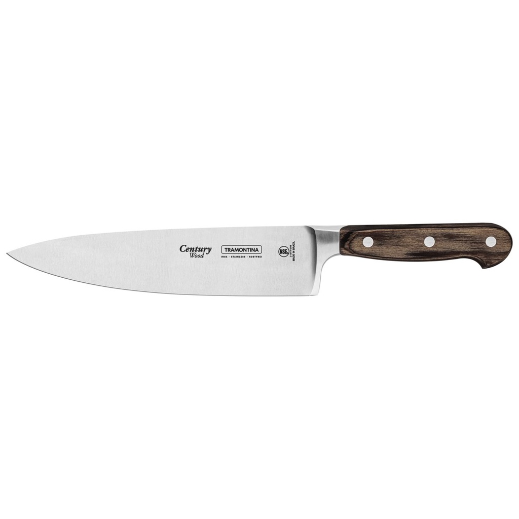 [21541198] CUCHILLO PARA CHEF 8" CENTURY WOOD CON MANGO DE MADERA
