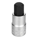 DADO EN ACERO CROMO VANADIO PUNTA HEXAGONAL 12 MM - ENCASTRE 1/2"