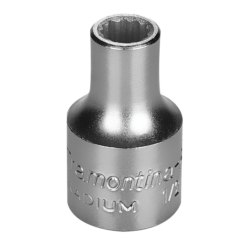 [44833112] DADO ESTRIADO EN ACERO CROMO VANADIO 12 MM - ENCASTRE 1/2"