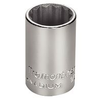 [44833118] DADO ESTRIADO EN ACERO CROMO VANADIO 18 MM - ENCASTRE 1/2"