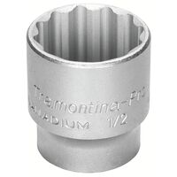 [44833128] DADO ESTRIADO EN ACERO CROMO VANADIO 28 MM - ENCASTRE 1/2"