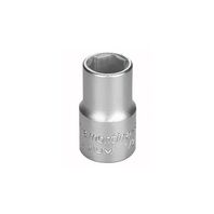DADO HEXAGONAL EN ACERO CROMO VANADIO 15 MM - ENCASTRE 1/2"