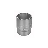 DADO HEXAGONAL EN ACERO CROMO VANADIO 27 MM - ENCASTRE 1/2"
