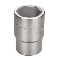 DADO HEXAGONAL EN ACERO CROMO VANADIO 30 MM - ENCASTRE 3/4"