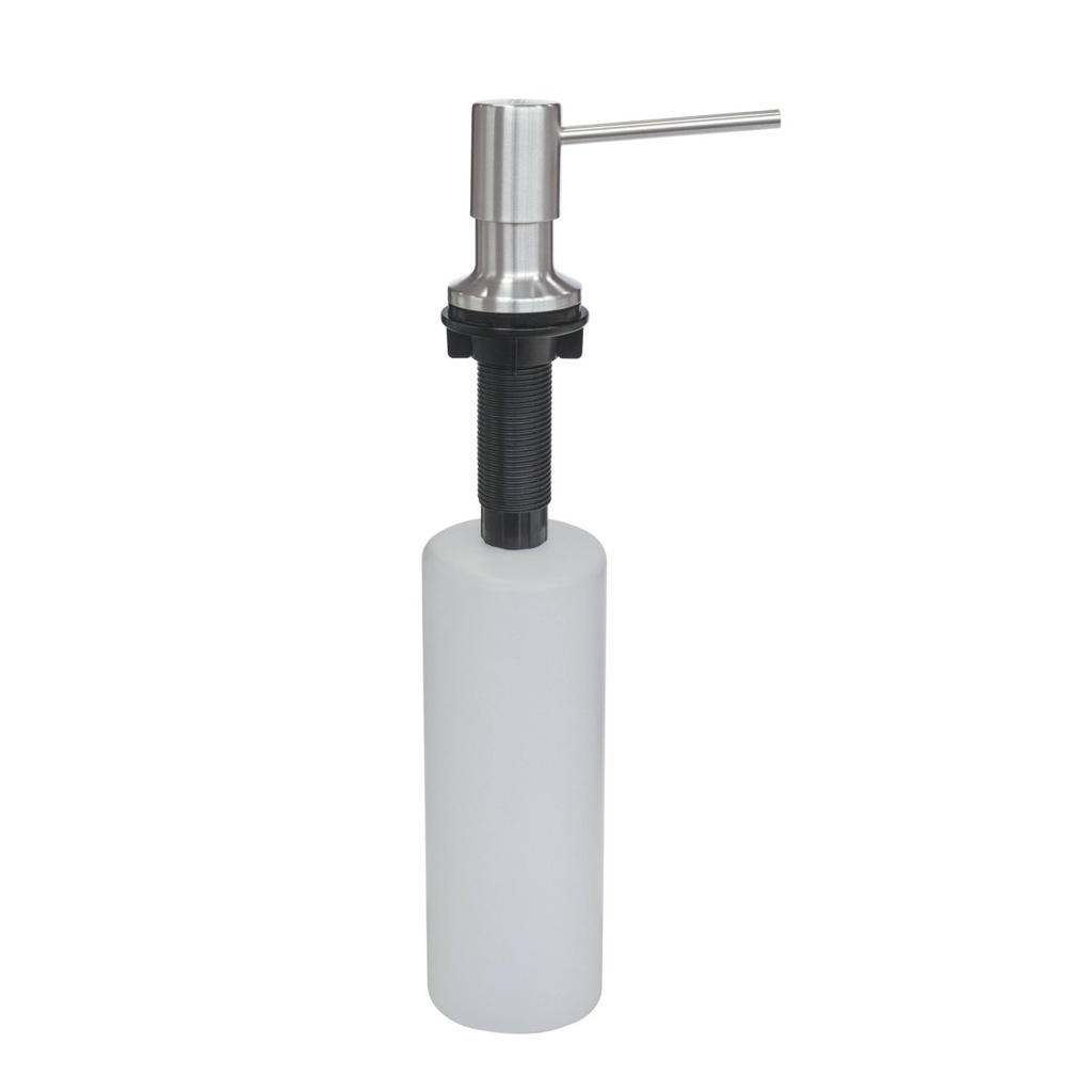 [94517004] DISPENSADOR DE JABON DE EMPOTRAR, EN ACERO INOX. CON RECIPIENTE PLASTICO