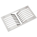 ESCURRIDOR DE PLATOS, FLUSH, INOX 30 CM PARA CANALES HUMEDOS