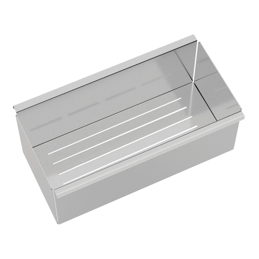 [94534121] ESCURRIDOR HONDO, FLUSH, INOX 30 CM. PARA CANALES HUMEDOS