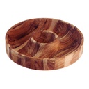 FUENTE DE MADERA REDONDA 31ØX5 CHURRASCO