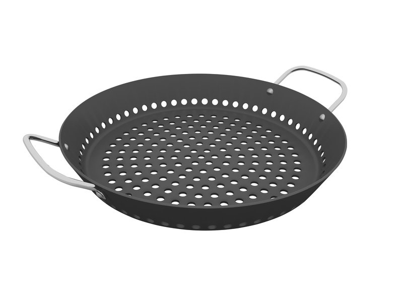 FUENTE PERFORADA Ø 30 CM. PARA CHURRASCO