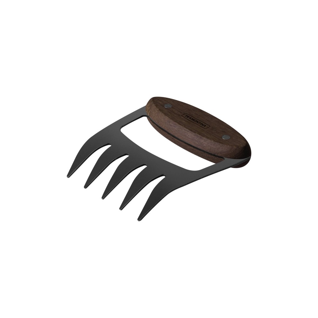[22846100] GARRA MULTIUSO CON MANGO DE MADERA CHURRASCO BLACK