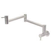 GRIFO DE PARED ARTICULADO, EN ACERO INOX, FLEXION WALL