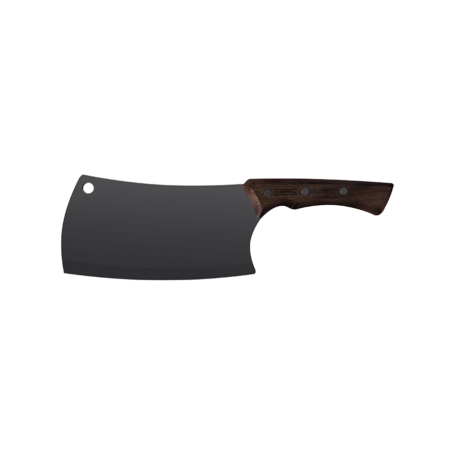 HACHUELA 7" CON MANGO DE MADERA CHURRASCO BLACK