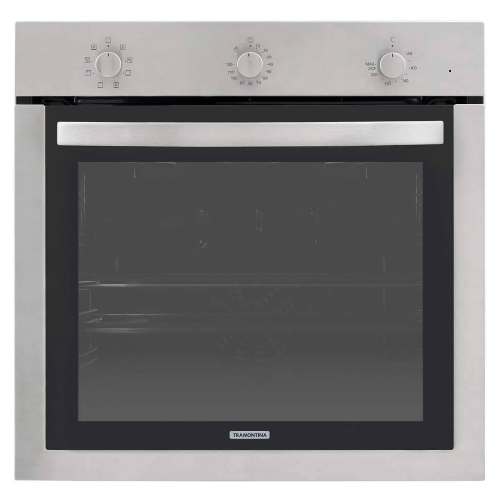 HORNO ELECTRICO DE EMPOTRAR NEW COOK 60, CON 7 FUNCIONES, EN ACERO INOXIDABLE, 73 L