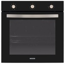 HORNO ELECTRICO DE EMPOTRAR NEW GLASS COOK BLACK 60 F7, PERFECTA, CON 7 FUNCIONES, EN VIDRIO TEMPLADO, 73 L