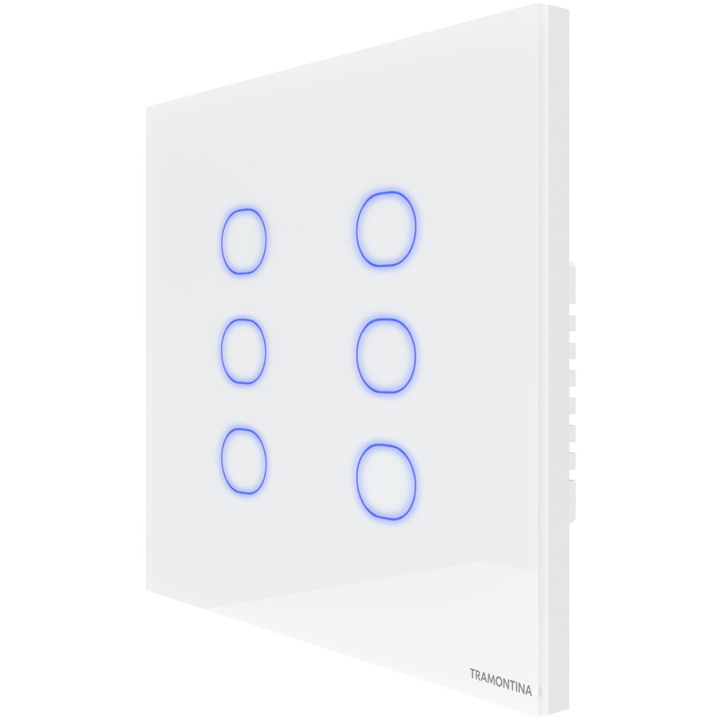 [57199201] INTERRUPTOR ONNE TOUCH SMART 4X4 BLANCO CON 6 CANALES