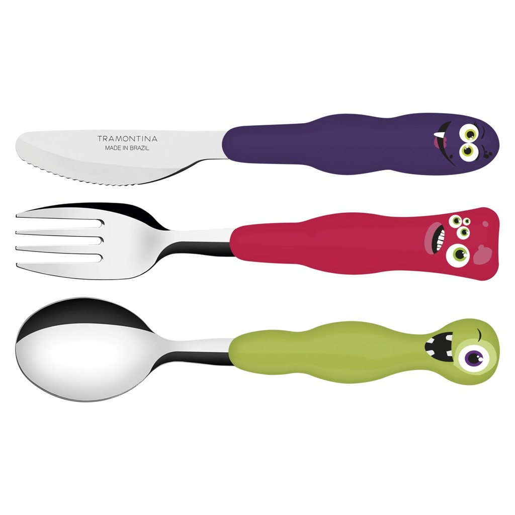 JUEGO CUBIERTOS INFANTIL 3 PIEZAS LIROUS