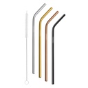 JUEGO DE BOMBILLAS EN ACERO INOXIDABLE 5 PIEZAS