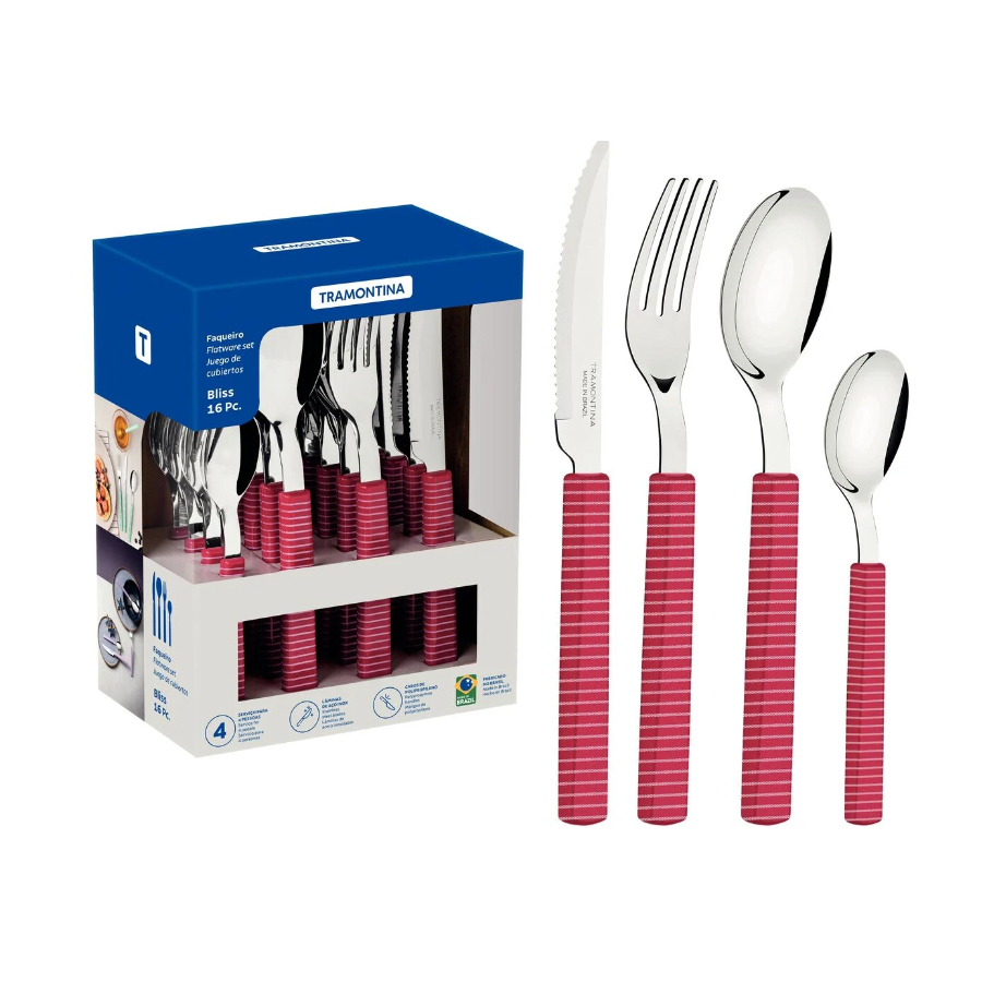 JUEGO DE CUBIERTOS 16PZAS BLISS