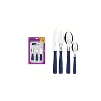 JUEGO DE CUBIERTOS AZULES LEME 25 NEW KOLOR