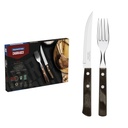 JUEGO DE CUBIERTOS DE MESA PARA CHURRASCO 12 PIEZAS POLYWOOD