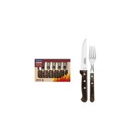 JUEGO DE CUBIERTOS JUMBO PARA CHURRASCO 12 PIEZAS POLYWOOD