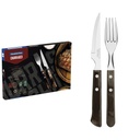 JUEGO DE CUBIERTOS PARA CHURRASCO 12 PIEZAS POLYWOOD