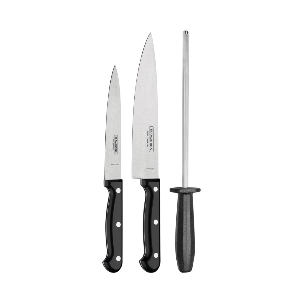 JUEGO DE CUCHILLOS 3 PIEZAS ULTRACORTE