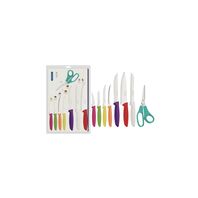 JUEGO DE CUCHILLOS MULTICOLOR 8 PIEZAS PLENUS
