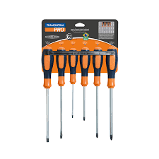 JUEGO DE DESTORNILLADORES 6 PIEZAS PRO