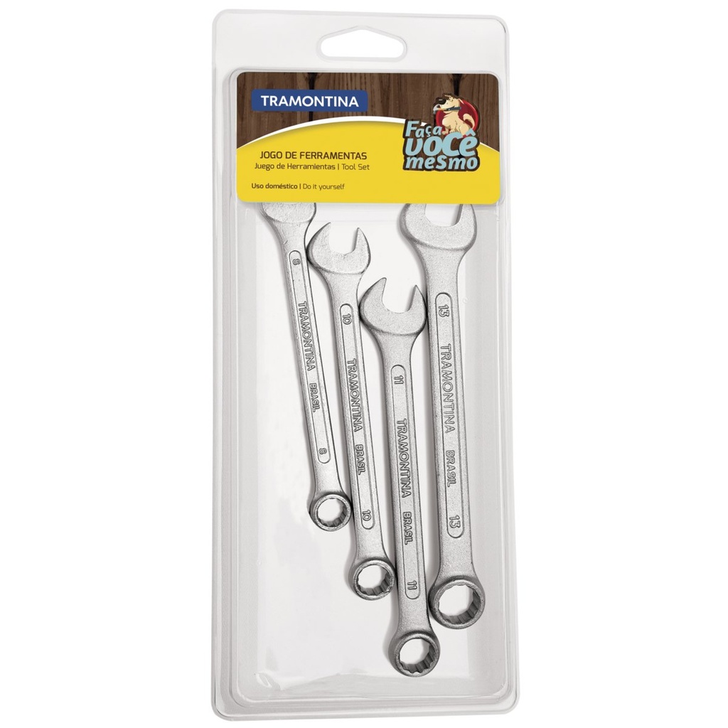 [43408148] JUEGO DE LLAVES COMBINADAS - 4 PIEZAS