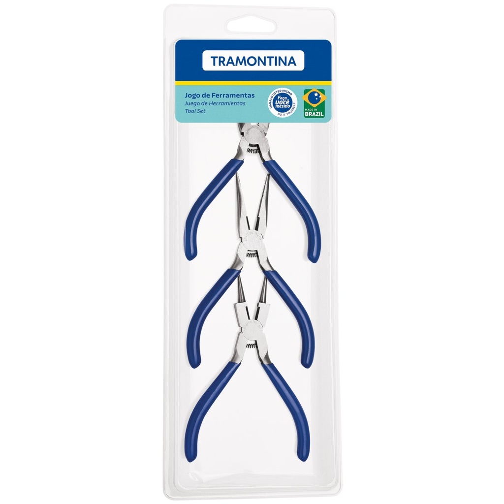 [43408120] JUEGO DE PINZAS - 3 PIEZAS