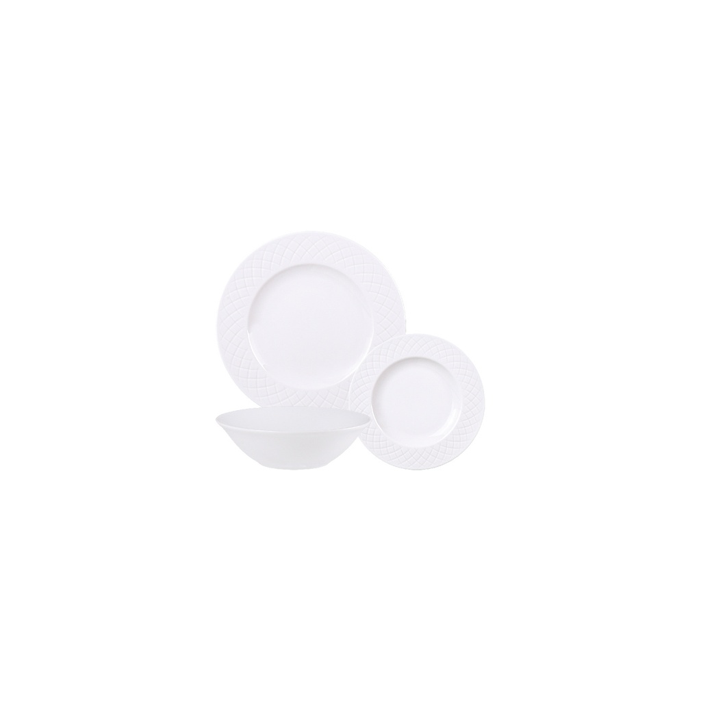 [96990116] JUEGO DE PLATOS DE PORCELANA 3 PIEZAS