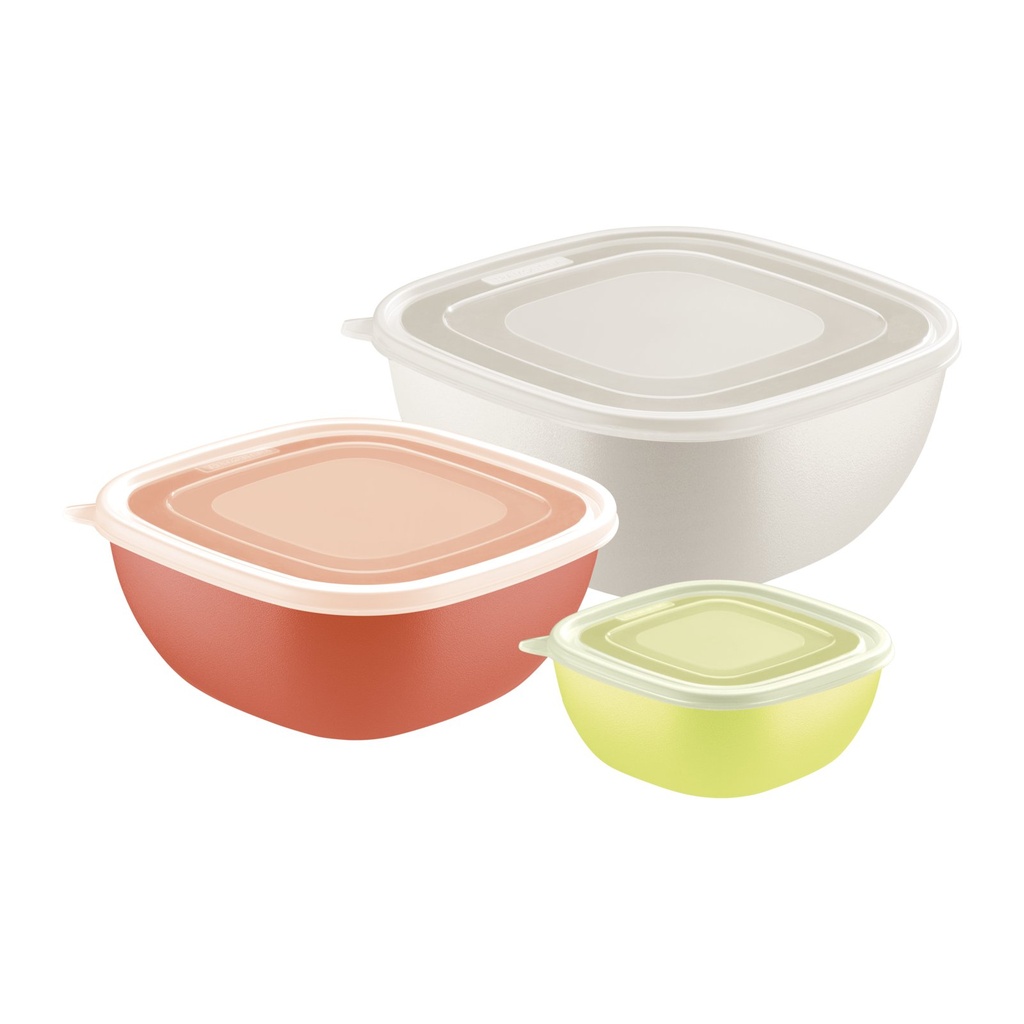 JUEGO DE POTES 3 PIEZAS MIXCOLOR