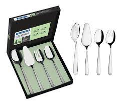 JUEGO DE UTENSILIOS EN ACERO INOXIDABLE 4 PIEZAS PACIFIC