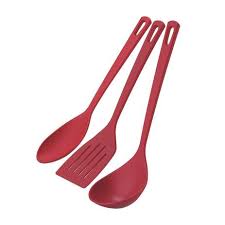 JUEGO DE UTENSILIOS ROJOS 3 PIEZAS EASY