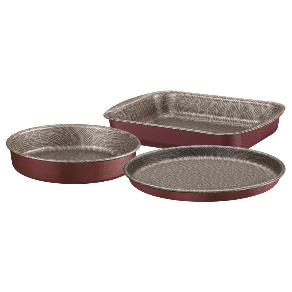 JUEGO MOLDES ANTIADHERENTE 3 PIEZAS PARIS TEXTURE
