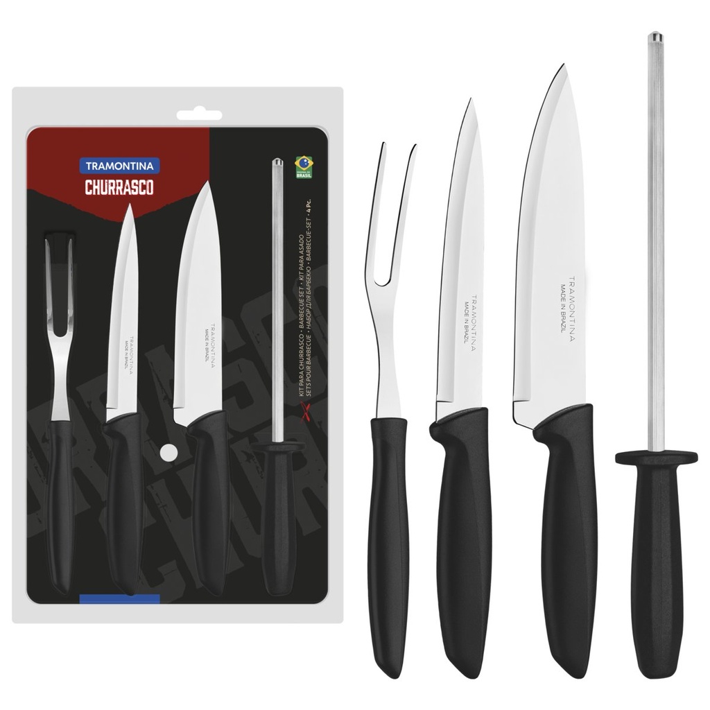 JUEGO PARA ASADO 4 PZAS PLENUS