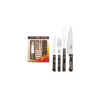 JUEGO PARA CHURRASCO 14 PIEZAS POLYWOOD