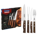 JUEGO PARA CHURRASCO 14 PIEZAS TRADICIONAL