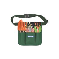 JUEGO PARA JARDIN CON CINTURON ORGANIZADOR DE HERRAMIENTAS - 8 PIEZAS, EMBALAJE DE REGALO