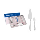 JUEGO PARA PASTEL EN ACERO INOXIDABLE 13 PIEZAS LAGUNA